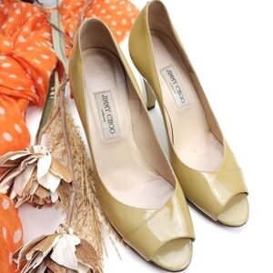 Jimmy Choo Green Chunky Heel Size 41